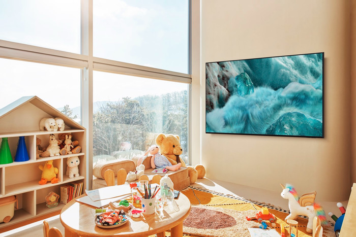 Samsung 65" QLED Q7F4 4K (2025) product in gebruik