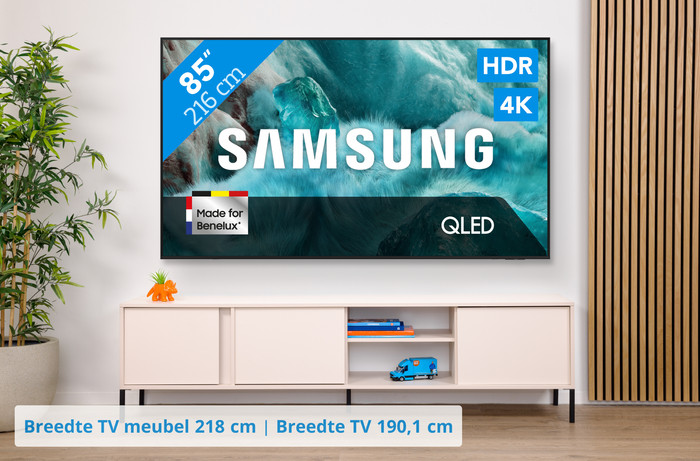 Samsung 85" QLED 4K Q7FA (2025) + Samsung HW-QS700F Zwart visual Coolblue 1