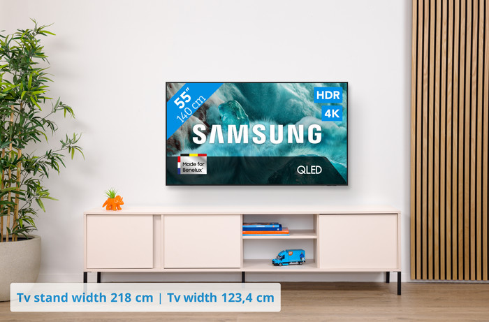 Samsung 55 inches QLED Q7F4 4K (2025) visual Coolblue 1