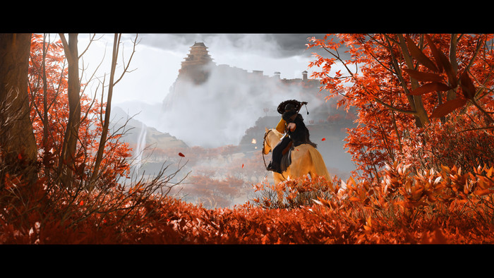 Ghost of Yotei PS5 product in gebruik
