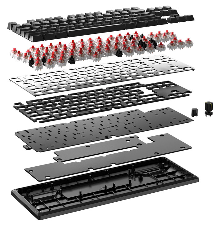 Corsair K70 CORE TKL Qwerty detail
