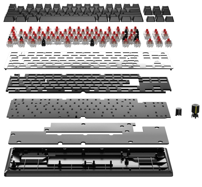 Corsair K70 CORE TKL Qwerty detail
