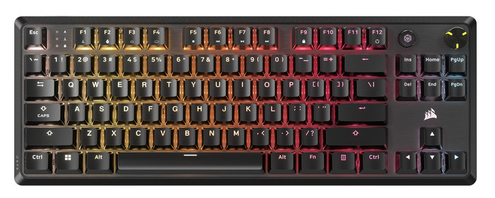 Corsair K70 CORE TKL Qwerty bovenkant