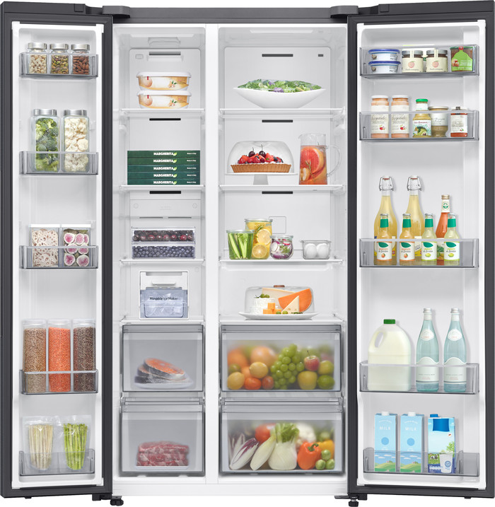 Samsung RS70F65QEFEF binnenkant