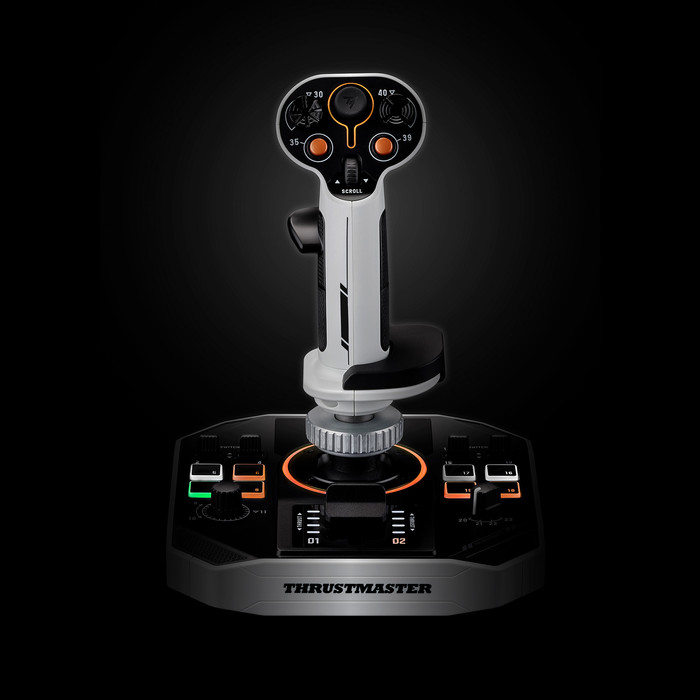 Thrustmaster Sol-R 2 HOSAS Space Sim Duo product in use