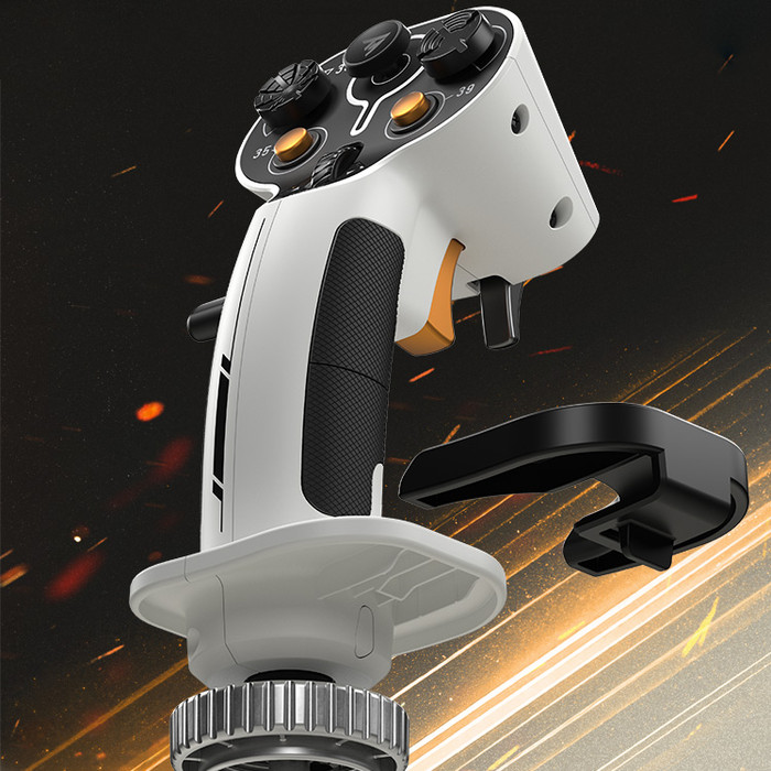 Thrustmaster Sol-R 2 HOSAS Space Sim Duo product in use