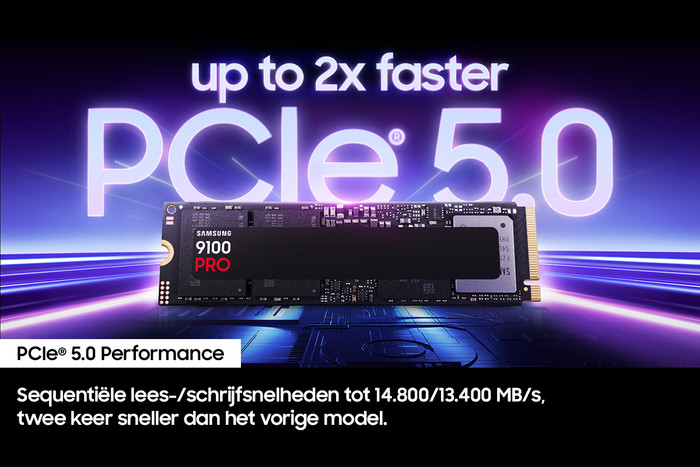 Samsung 9100 Pro 1TB PCIe 5.0 M.2 SSD visual leverancier