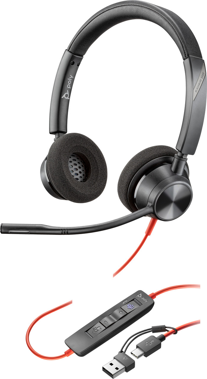 Poly Blackwire 3320 MS Kabelgebundenes Office-Headset Main Image