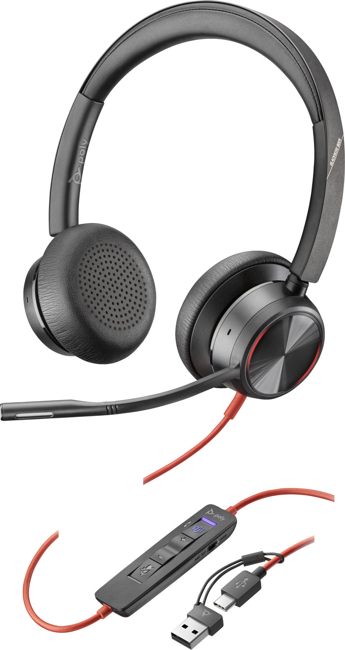 Poly Blackwire 8225 MS Bedrade Office Headset Main Image