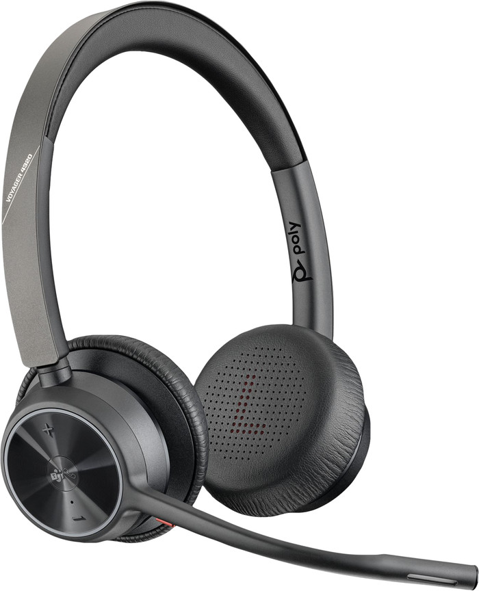 Poly Voyager 4320 MS Draadloze Office Headset linkerkant
