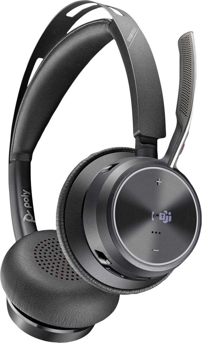 Poly Voyager Focus 2 MS Draadloze Office Headset rechterkant