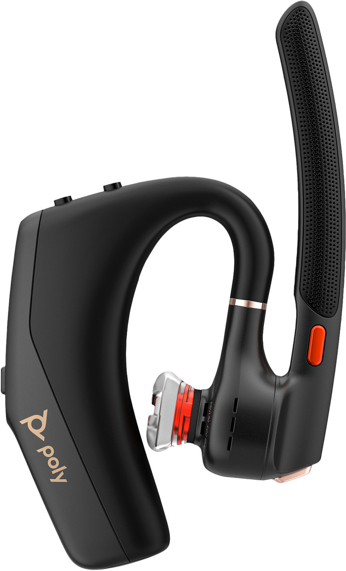 Poly Voyager Legend 50-M UC Bluetooth Headset + Oplaadcase linkerkant
