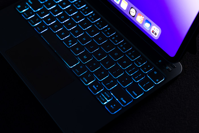 BlueBuilt Apple iPad Pro (2024) 11 inch Toetsenbord Hoes QWERTY Zwart visual leverancier