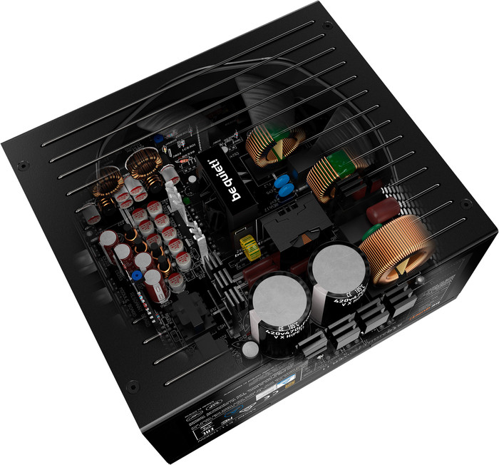 be quiet! Straight Power 12 850W binnenkant