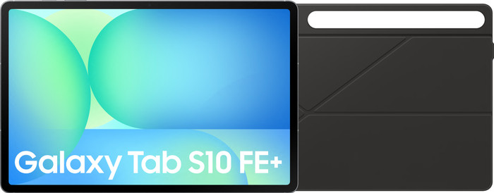 Samsung Galaxy Tab S10 FE Plus 13,1 inch 256GB Wifi en 5G Grijs + Book Case Zwart Main Image