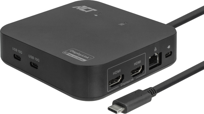 ACT USB-C Dual 4K Monitor DisplayLink Docking Station Main Image