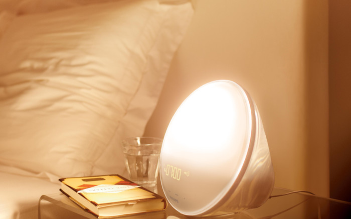 Philips Wake-up Light HF3521/01 product in gebruik