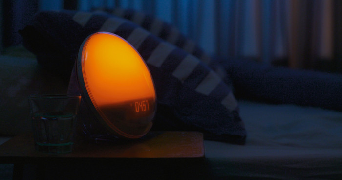 Philips Wake-Up-Light HF3532/01 product in gebruik