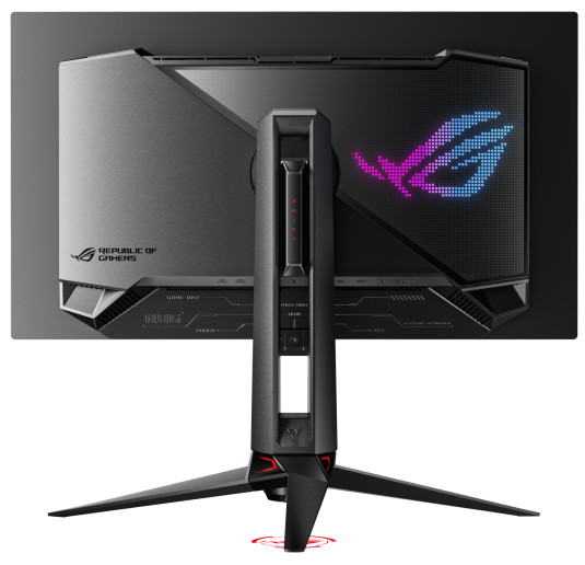 ASUS ROG Swift OLED PG27UCDM achterkant