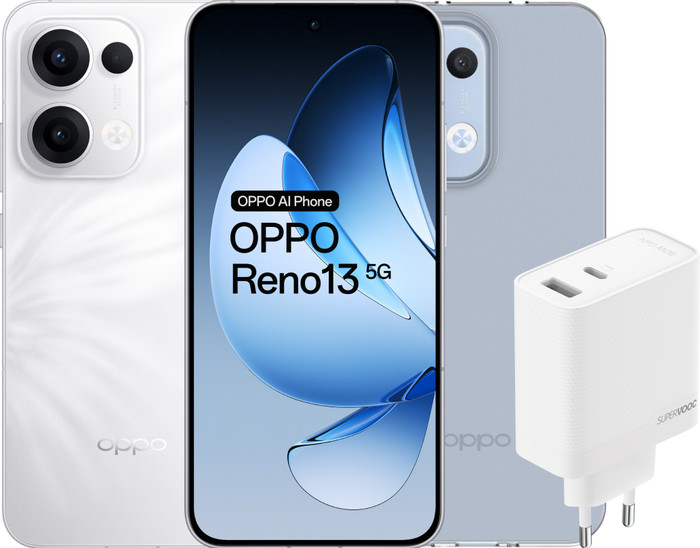 OPPO Reno13 256GB Wit 5G + Accessoirepakket Main Image