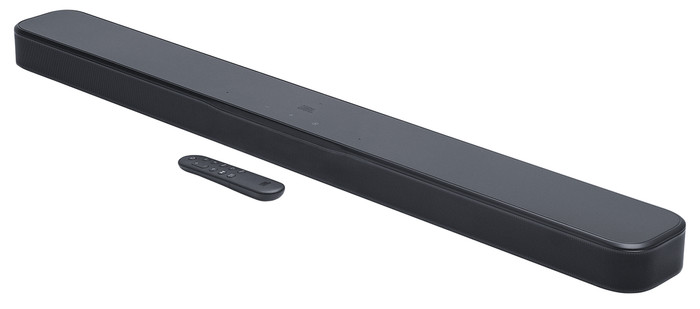Philips Ambilight 50" PUS9000 QLED 4K (2025) + JBL Bar 300 M2 Zwart rechterkant