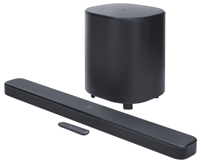 Philips Ambilight 65'' OLED760 4K (2025) + JBL Bar 500 M2 Zwart linkerkant