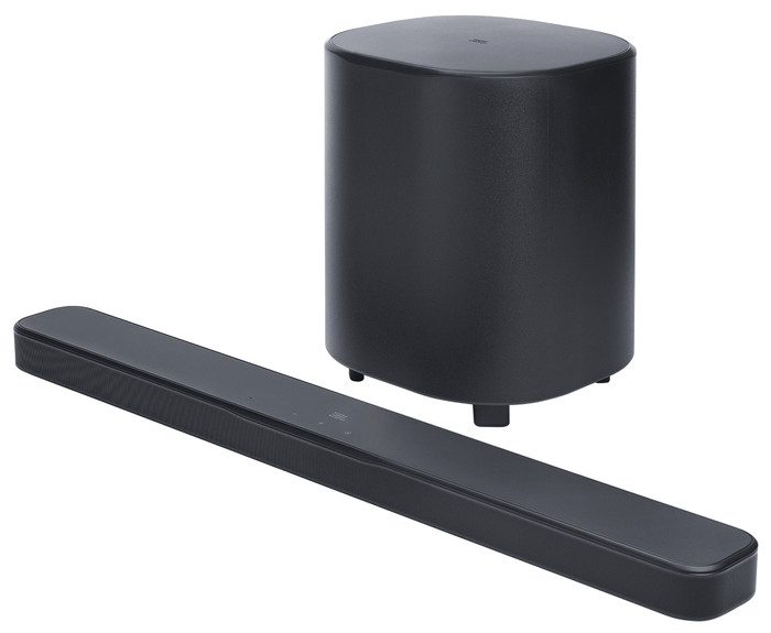 Philips Ambilight 65'' OLED760 4K (2025) + JBL Bar 500 M2 Zwart rechterkant