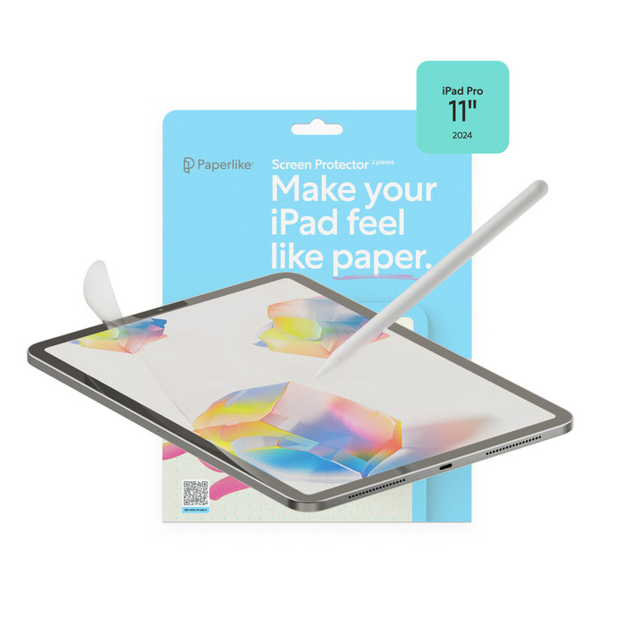 Paperlike Apple iPad Pro 11 inch Screenprotector Kunststof Duo Pack visual leverancier