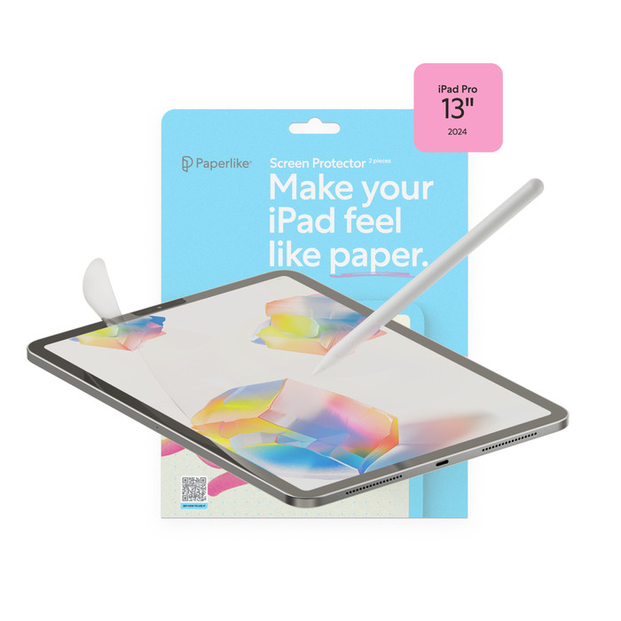 Paperlike Apple iPad Pro 13 inch Screenprotector Kunststof Duo Pack visual leverancier