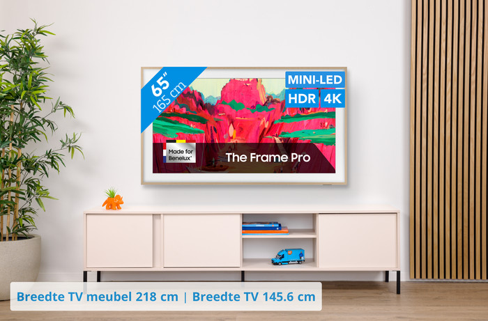 Samsung 65" The Frame Pro LS03FW 4K (2025) visual Coolblue 1