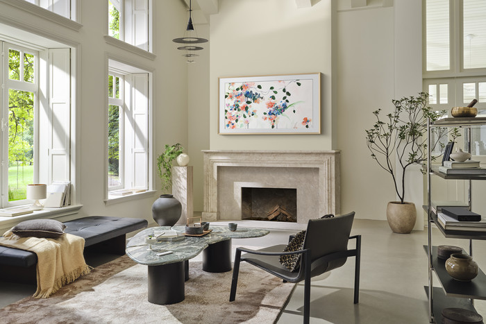 Samsung 85" The Frame Pro LS03FW 4K (2025) product in gebruik