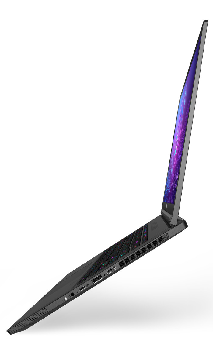 MSI Creator A16 AI+ A3XVFG-229NL QWERTY rechterkant