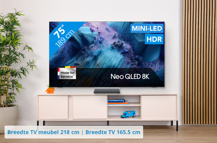 Samsung 75" Neo QLED QN990F 8K (2025) visual Coolblue 1