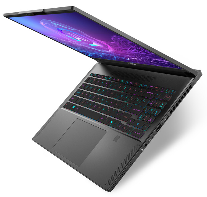 MSI Creator A16 AI+ A3XVFG-229NL QWERTY rechterkant