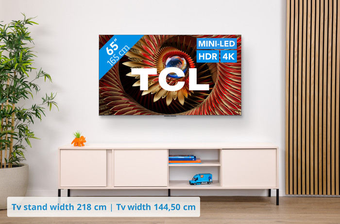 TCL 65 inches QD Mini-LED C81K 4K (2025) + TCL Q65H visual Coolblue 1
