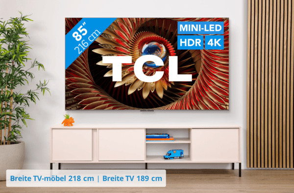 TCL 85 Zoll QD Mini-LED C81K 4K (2025) visuelles Coolblue 1