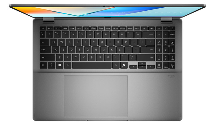 ASUS Vivobook 16 Flip OLED Copilot+PC TP3607SH-RJ043W top