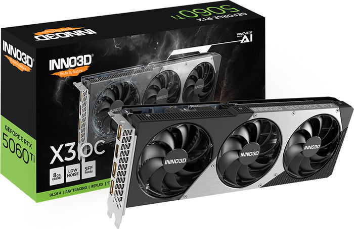 INNO3D GeForce RTX 5060 Ti TWIN X3 OC 8GB verpakking
