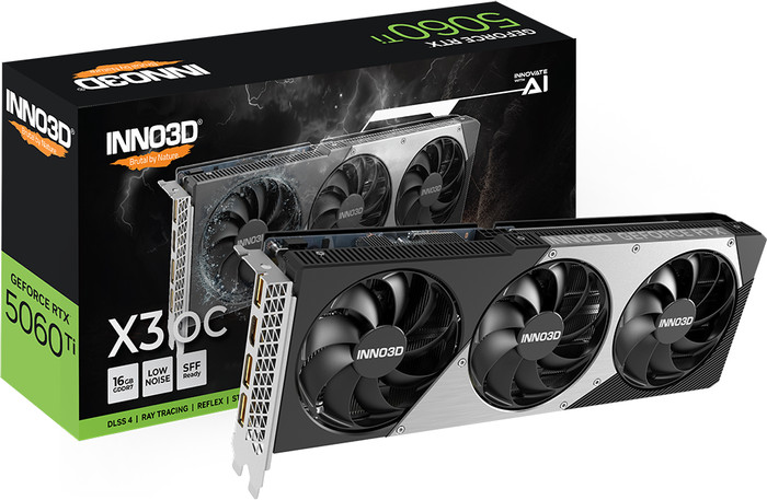 INNO3D GeForce RTX 5060 Ti TWIN X3 OC 16GB verpakking