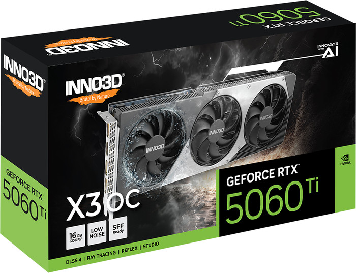 INNO3D GeForce RTX 5060 Ti TWIN X3 OC 16GB verpakking