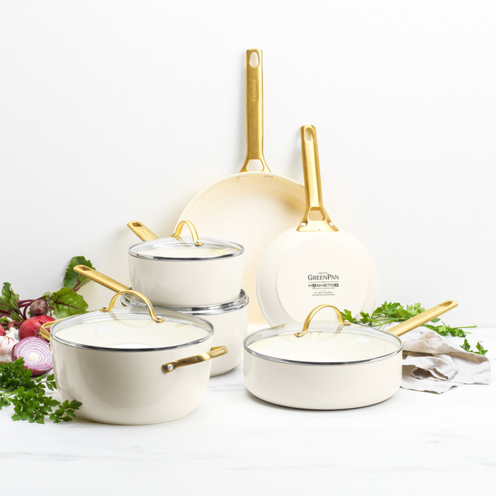 GreenPan Padova Reserve Pannenset 10-delig Cream White visual leverancier