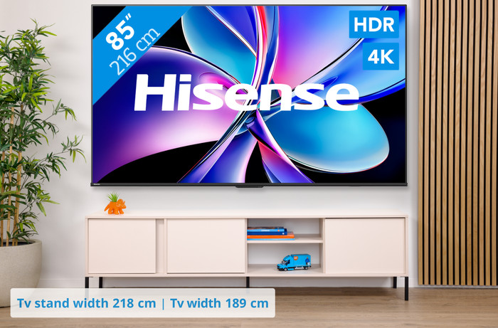 Hisense 85 inches PRO QLED E7Q (2025) visual Coolblue 1