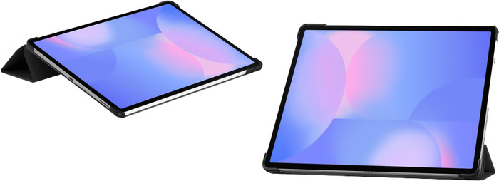 Samsung Galaxy Tab S10 FE Plus TriFold Book Case Schwarz linke seite