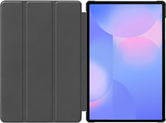 Samsung Galaxy Tab S10 FE Plus TriFold Book Case Schwarz vorne