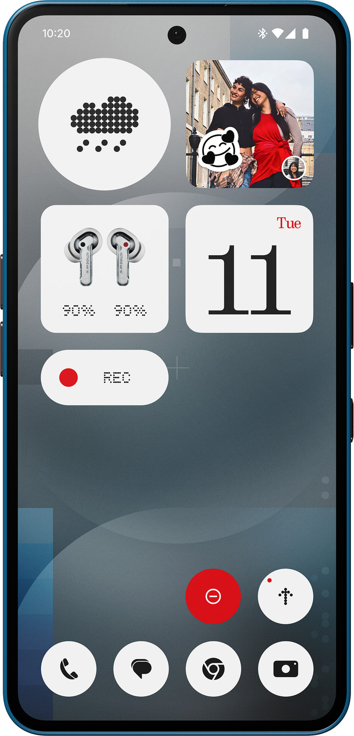 Nothing Phone (3a) 256GB Blauw 5G voorkant