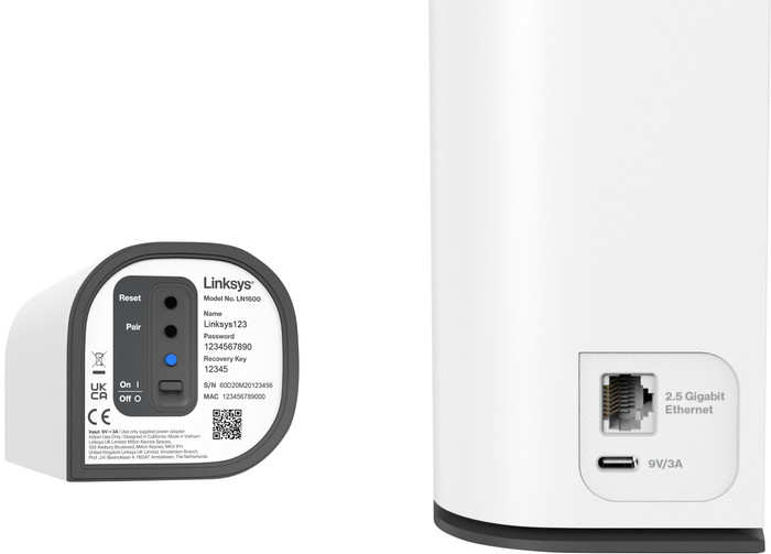 Linksys Velop Micro 7 Mesh 3-pack achterkant