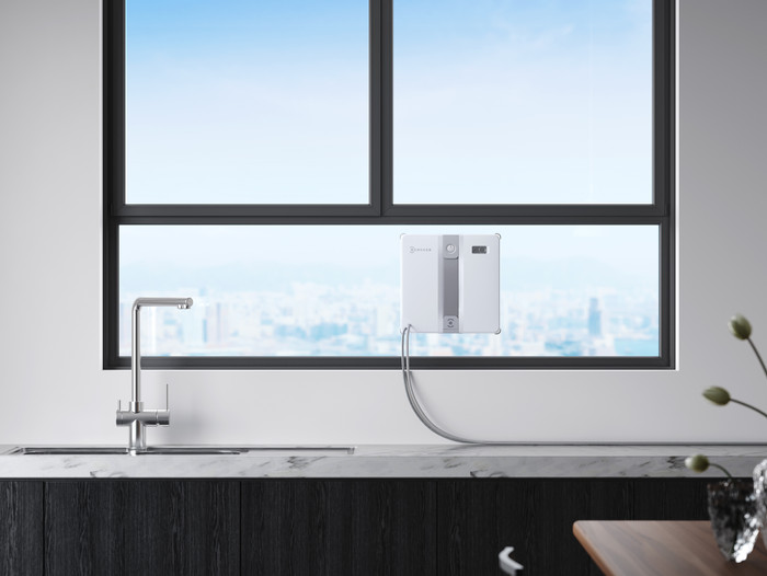 Ecovacs WINBOT MINI product in gebruik