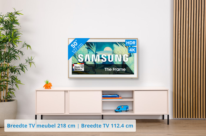 Samsung 50" The Frame LS03FA 4K (2025) visual Coolblue 1