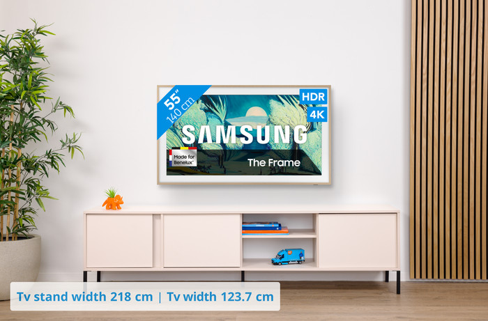 Samsung 55 inches The Frame LS03FA (2025) + Samsung HW-S800D Black (2024) visual Coolblue 1