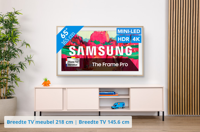 Samsung 65" The Frame Pro LS03FW 4K (2025) visual Coolblue 1